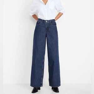 Old Navy Dark Blue Wow Wide Leg Jeans